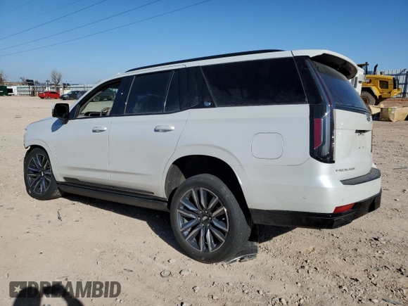 2021 Cadillac Escalade Sport Platinum with VIN 1GYS4GKL7MR309313, listed as a Copart auction lot 89160815 with 33,540 mi miles and Salvage title. Bid and sale history available at DreamBid. Image 2.