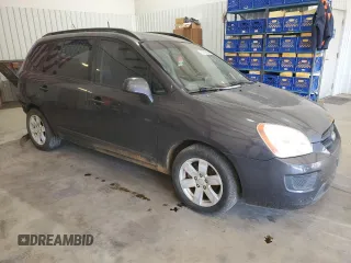 2008 Kia Rondo LX with VIN KNAFG525887150627, listed as a Copart auction lot 74677504 with 144,450 mi miles and Salvage Title. Bid and sale history available at carsss.com. Image 4.