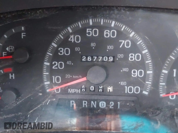 1997 Ford F-150 with VIN 1FTDF17W8VLB18061, listed as a IAAI auction lot 41861271 with 267,709 mi miles and . Bid and sale history available at DreamBid. Image 15.