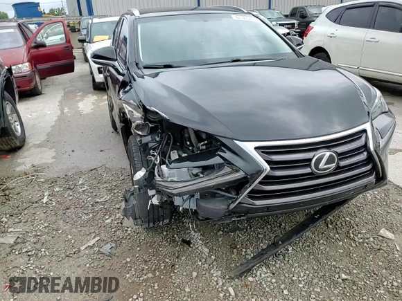 2016 Lexus NX 200t with VIN JTJBARBZ0G2086265, listed as a Copart auction lot 61365275 with 97,649 mi miles and Salvage title. Bid and sale history available at DreamBid. Image 14.