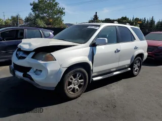 2004 Acura MDX Touring z VIN 2HNYD18924H530160, wystawiony jako Copart lot #60647595 z przebiegiem 166 783 mil mil oraz Szkoda całkowita • Salvage title. Historia ofert i sprzedaży dostępna na DreamBid. Obrazek 1.