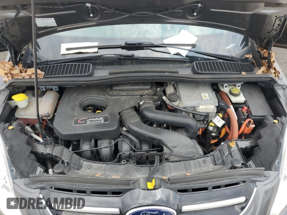 2015 Ford C-Max SEL with VIN 1FADP5CU6FL101839, listed as a Copart auction lot 53631355 with 53,593 mi miles and Salvage Title. Bid and sale history available at DreamBid. Image 11.