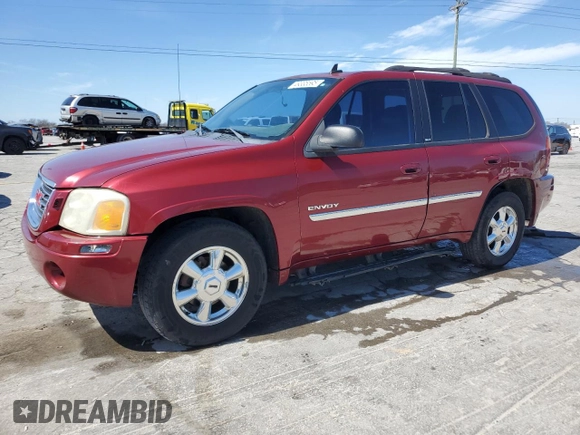 2006 GMC Envoy SLE z VIN 1GKDT13S262210046, wystawiony jako Copart lot #49335595 z przebiegiem 292 940 mil mil oraz Szkoda całkowita • Salvage title. Historia ofert i sprzedaży dostępna na DreamBid. Obrazek 1.