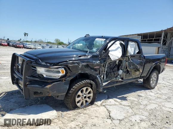 2021 Ram 2500 Laramie с VIN 3C6UR5FL2MG611033, выставлен на аукционе Copart как лот 59320895 с пробегом 182 776 миль миль и Списание • Salvage title. История ставок и продаж доступна на DreamBid. Изображение 1.
