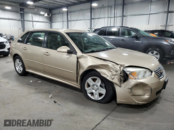 2006 Chevrolet Malibu Maxx LT with VIN 1G1ZT618X6F112048, listed as a Copart auction lot 73391524 with 107,536 mi miles and Salvage Title. Bid and sale history available at carsss.com. Image 4.
