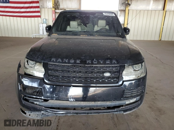 2014 Land Rover Range Rover Supercharged with VIN SALGS3TF1EA190301, listed as a Copart auction lot 55498995 with Not provided miles and Clean title. Bid and sale history available at DreamBid. Image 5.