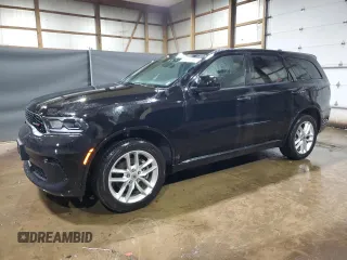 2023 Dodge Durango GT with VIN 1C4RDJDG5PC687820, listed as a Copart auction lot 63039225 with 45,487 mi miles and Clean title. Bid and sale history available at DreamBid. Image 1.
