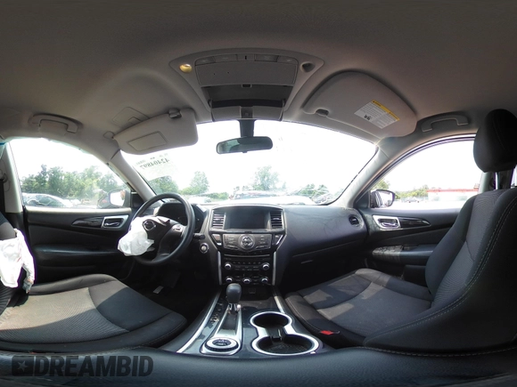 2019 Nissan Pathfinder S with VIN 5N1DR2MM8KC622567, listed as a IAAI auction lot 42404897 with 87,955 mi miles and . Bid and sale history available at DreamBid. Image 18.