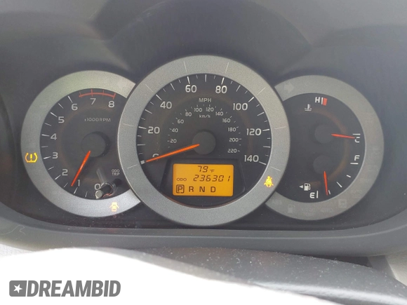2010 Toyota RAV4 with VIN 2T3BF4DV3AW079956, listed as a IAAI auction lot 42025614 with 236,301 mi miles. Bid and sale history available at carsss.com. Image 7.