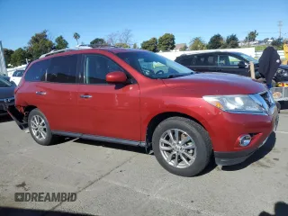 2015 Nissan Pathfinder SL with VIN 5N1AR2MM6FC705942, listed as a Copart auction lot 47561495 with 102,131 mi miles and Salvage Title. Bid and sale history available at carsss.com. Image 4.