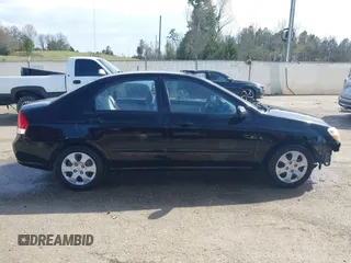 2008 Kia Spectra EX with VIN KNAFE121085549166, listed as a IAAI auction lot 41890354 with 214,401 mi miles. Bid and sale history available at carsss.com. Image 14.
