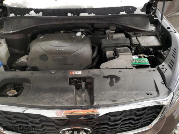 2019 Kia Sorento LX V6 with VIN 5XYPGDA54KG589644, listed as a Copart auction lot 45004745 with 65,878 mi miles and Salvage Title. Bid and sale history available at carsss.com. Image 12.