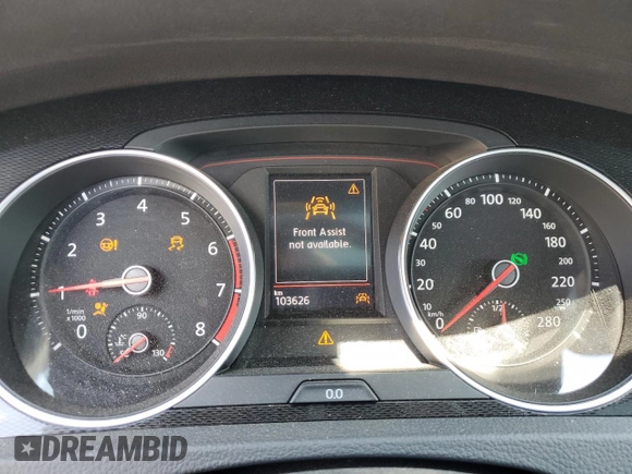 2017 Volkswagen Golf GTI S with VIN 3VW4T7AU9HM052039, listed as a Copart auction lot 60202614 with 103,626 mi miles and Salvage Title. Bid and sale history available at carsss.com. Image 9.