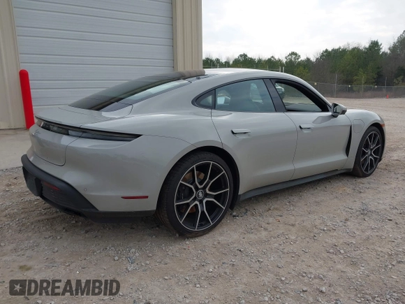 2024 Porsche Taycan with VIN WP0AA2Y11RSA12415, listed as a IAAI auction lot 41511772 with 12,066 mi miles and . Bid and sale history available at DreamBid. Image 4.