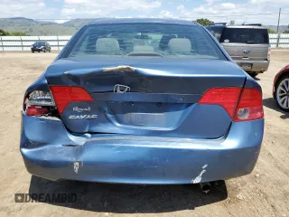 2008 Honda Civic LX with VIN 1HGFA16548L081807, listed as a Copart auction lot 54713615 with 127,625 mi miles and Salvage Title. Bid and sale history available at DreamBid. Image 6.