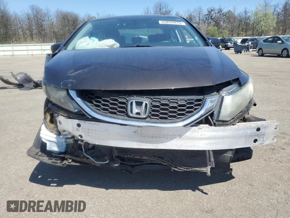 2014 Honda Civic LX z VIN 2HGFB2F58EH507560, wystawiony jako Copart lot #55852875 z przebiegiem 149 131 mil mil oraz Szkoda całkowita • Salvage title. Historia ofert i sprzedaży dostępna na DreamBid. Obrazek 5.