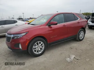 2023 Chevrolet Equinox LT with VIN 3GNAXKEG0PL216338, listed as a Copart auction lot 53673895 with 25,911 mi miles and Non repairable. Bid and sale history available at DreamBid. Image 1.