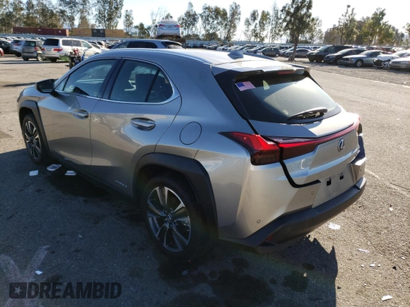 2020 Lexus UX with VIN JTHP9JBH4L2021390, listed as a Copart auction lot 40496333 with 20,694 mi miles. Bid and sale history available at carsss.com. Image 2.