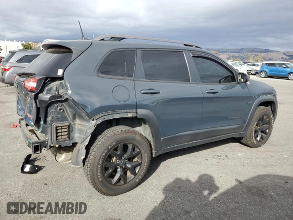 2017 Jeep Cherokee Trailhawk L Plus with VIN 1C4PJMBB1HW538426, listed as a Copart auction lot 81583654 with 120,602 mi miles and Salvage Title. Bid and sale history available at carsss.com. Image 3.