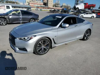 2018 Infiniti Q60 Luxe with VIN JN1EV7EL5JM391498, listed as a Copart auction lot 38105343 with 24,975 mi miles and . Bid and sale history available at carsss.com. Image 1.