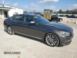 2017 Genesis G80 3.8L z VIN KMHGN4JE7HU199906, wystawiony jako Copart lot #84053374 z przebiegiem 117 132 mil mil oraz Szkoda całkowita • Salvage title. Historia ofert i sprzedaży dostępna na DreamBid. Obrazek 4.
