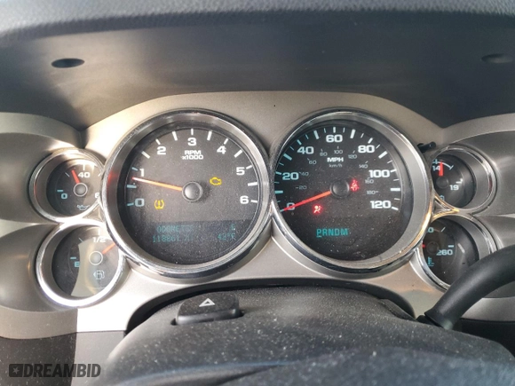 2011 GMC Sierra 1500 SLE with VIN 3GTP2VE38BG255020, listed as a Copart auction lot 48247375 with 118,861 mi miles and Salvage Title. Bid and sale history available at carsss.com. Image 9.