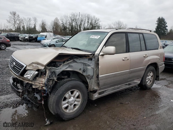 1999 Lexus LX 470 Luxury SUV with VIN JT6HT00WXX0070590, listed as a Copart auction lot 84722714 with NaN miles and Salvage Title. Bid and sale history available at carsss.com. Image 1.
