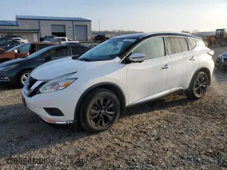 2017 Nissan Murano SL with VIN 5N1AZ2MH5HN144742, listed as a Copart auction lot 51422725 with 96,249 mi miles and Salvage Title. Bid and sale history available at carsss.com. Image 1.