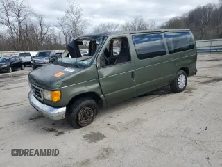 2005 Ford Econoline Passenger XL with VIN 1FMRE11L25HB00161, listed as a Copart auction lot 51389515 with 108,358 mi miles and Salvage title. Bid and sale history available at DreamBid. Image 1.