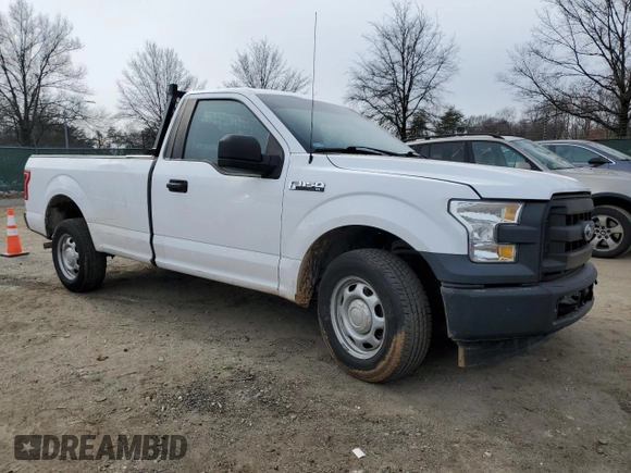 2017 Ford F-150 XL with VIN 1FTMF1C80HKC02618, listed as a Copart auction lot 45297865 with 88,188 mi miles and Salvage Title. Bid and sale history available at carsss.com. Image 4.