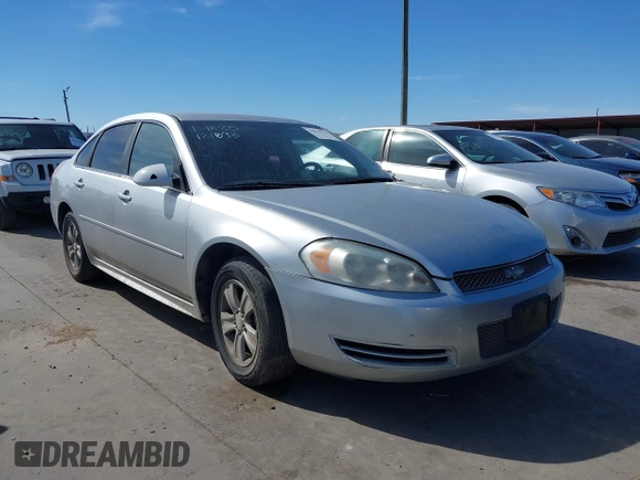2014 Chevrolet Impala LS with VIN 2G1WA5E38E1121693, listed as a IAAI auction lot 41814213 with 129,255 mi miles and . Bid and sale history available at DreamBid. Image 1.