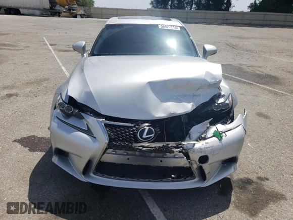 2014 Lexus IS 350 с VIN JTHBE1D2XE5001614, выставлен на аукционе Copart как лот 56923215 с пробегом 86 207 миль миль и Списание • Salvage title. История ставок и продаж доступна на DreamBid. Изображение 5.
