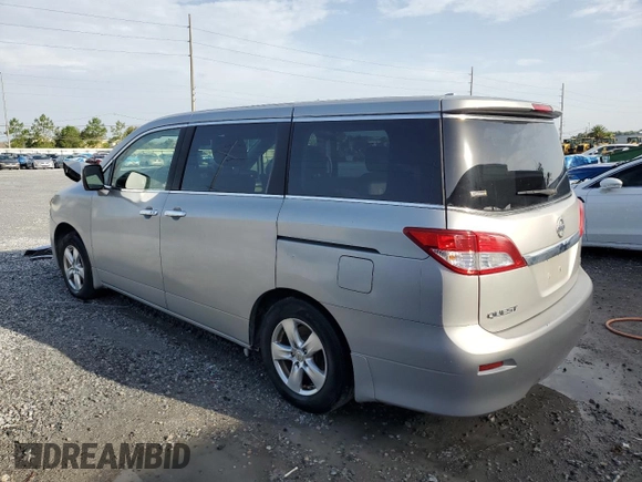 2013 Nissan Quest SV with VIN JN8AE2KP3D9061764, listed as a Copart auction lot 60849965 with Not provided miles and Salvage title. Bid and sale history available at DreamBid. Image 2.