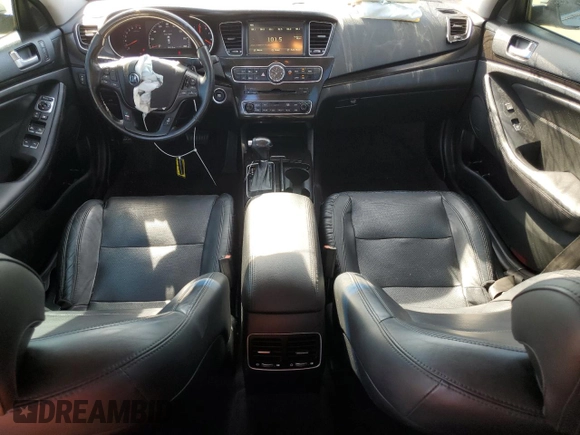 2016 Kia Cadenza Premium with VIN KNALN4D74G5209491, listed as a Copart auction lot 77173114 with 64,628 mi miles and Salvage Title. Bid and sale history available at carsss.com. Image 8.
