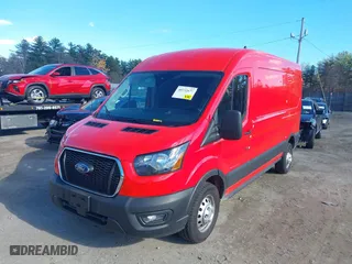 2024 Ford Transit Cargo Van with VIN 1FTBR2C80RKA48160, listed as a IAAI auction lot 40732677 with NaN miles. Bid and sale history available at carsss.com. Image 17.