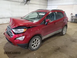 2021 Ford EcoSport SE z VIN MAJ6S3GL0MC440932, wystawiony jako Copart lot #53261055 z przebiegiem 27 172 mil mil oraz Szkoda całkowita • Salvage title. Historia ofert i sprzedaży dostępna na DreamBid. Obrazek 1.