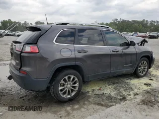 2020 Jeep Cherokee Latitude Plus with VIN 1C4PJLLB2LD528551, listed as a Copart auction lot 53190595 with 89,188 mi miles and Salvage title. Bid and sale history available at DreamBid. Image 3.