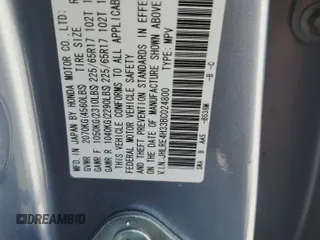 2011 Honda CR-V LX с VIN JHLRE4H33BC024800, выставлен на аукционе Copart как лот 60322575 с пробегом 162 269 миль миль и Списание • Salvage title. История ставок и продаж доступна на DreamBid. Изображение 13.