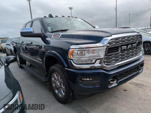 2022 Ram 2500 Limited with VIN 3C6UR5TL1NG366909, listed as a Copart auction lot 75076104 with Not provided miles and Non repairable. Bid and sale history available at DreamBid. Image 4.
