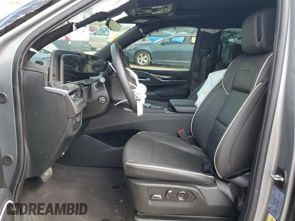 2024 Cadillac Escalade 4WD Sport with VIN 1GYS4FKL9RR311565, listed as a Copart auction lot 54236255 with 9,505 mi miles and Salvage title. Bid and sale history available at DreamBid. Image 7.