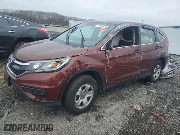 2015 Honda CR-V LX with VIN 5J6RM4H32FL128839, listed as a Copart auction lot 53933045 with 97,995 mi miles and Clean Title. Bid and sale history available at DreamBid. Image 1.