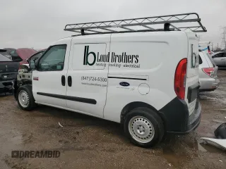 2018 Ram ProMaster City Cargo Tradesman with VIN ZFBERFAB4J6H40878, listed as a Copart auction lot 49410505 with 192,038 mi miles and Salvage Title. Bid and sale history available at carsss.com. Image 2.