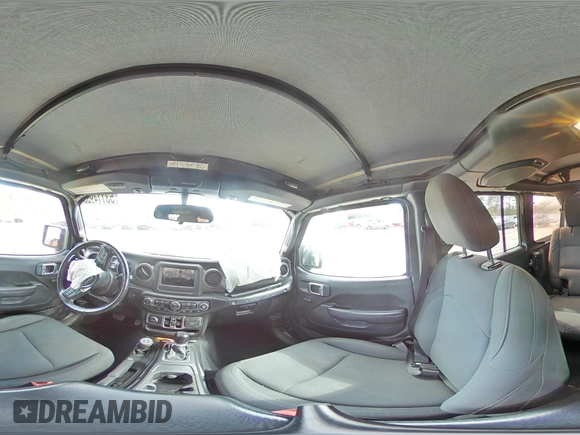 2019 Jeep Wrangler Unlimited Sport S with VIN 1C4HJXDG7KW670905, listed as a Copart auction lot 53114955 with 77,729 mi miles and Salvage title. Bid and sale history available at DreamBid. Image 14.