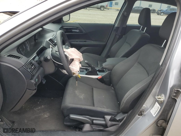 2017 Honda Accord Sedan LX with VIN 1HGCR2F37HA188605, listed as a Copart auction lot 45655575 with 129,901 mi miles and Salvage Title. Bid and sale history available at carsss.com. Image 7.