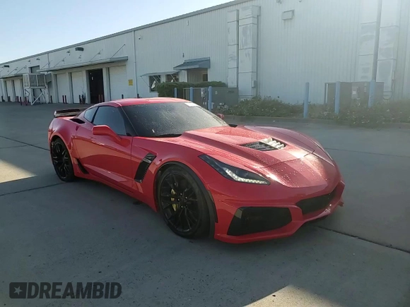 2018 Chevrolet Corvette Z06 1LZ with VIN 1G1YN2D65J5600170, listed as a Copart auction lot 57647814 with 38,226 mi miles and Salvage Title. Bid and sale history available at carsss.com. Image 11.