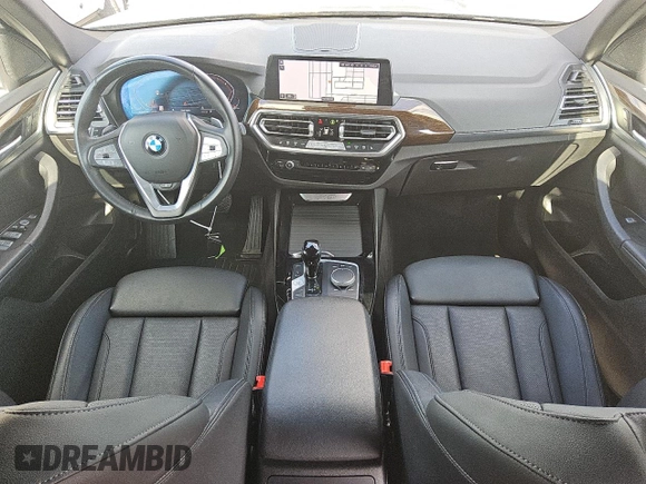 2023 BMW X3 sDrive30i with VIN 5UX43DP03P9S25216, listed as a Copart auction lot 56060045 with 31,303 mi miles and Clean Title. Bid and sale history available at DreamBid. Image 8.