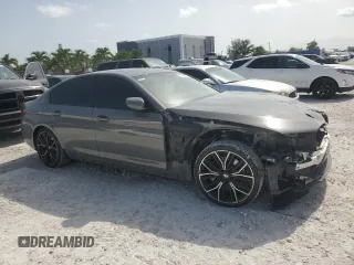 2021 BMW 5 Series 530i with VIN WBA53BH01MCF81039, listed as a Copart auction lot 59368965 with 49,760 mi miles and Salvage title. Bid and sale history available at DreamBid. Image 4.