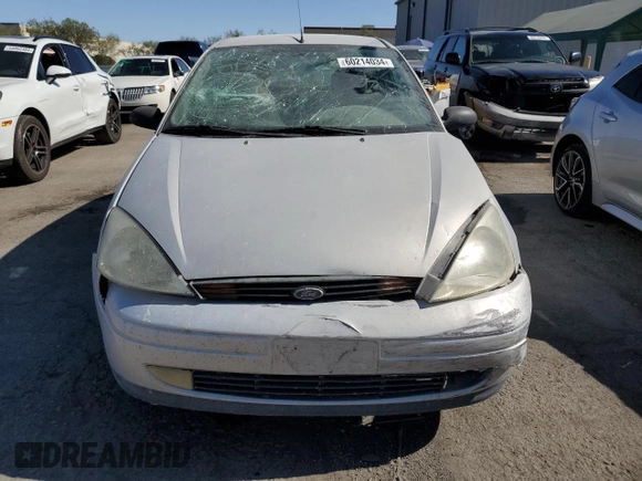 2000 Ford Focus ZX3 with VIN 3FAFP3132YR183435, listed as a Copart auction lot 60214034 with Not provided miles and Salvage title. Bid and sale history available at DreamBid. Image 5.