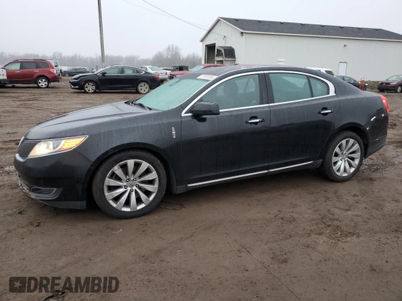 2015 Lincoln MKS with VIN 1LNHL9DK7FG606935, listed as a Copart auction lot 81991384 with 82,097 mi miles and Salvage Title. Bid and sale history available at carsss.com. Image 1.