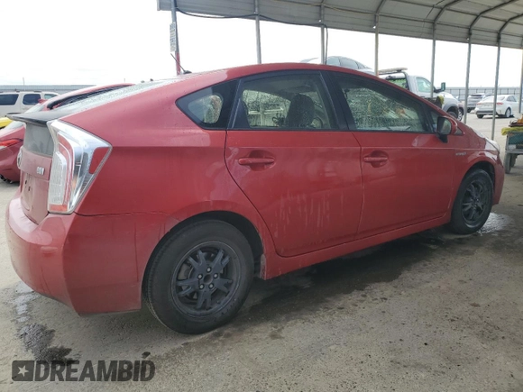 2012 Toyota Prius One with VIN JTDKN3DU4C1609227, listed as a Copart auction lot 53570365 with 162,626 mi miles and Salvage Title. Bid and sale history available at DreamBid. Image 3.